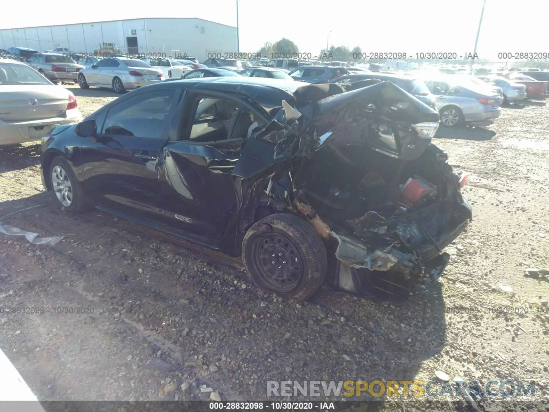 3 Photograph of a damaged car JTDEPRAE6LJ007355 TOYOTA COROLLA 2020