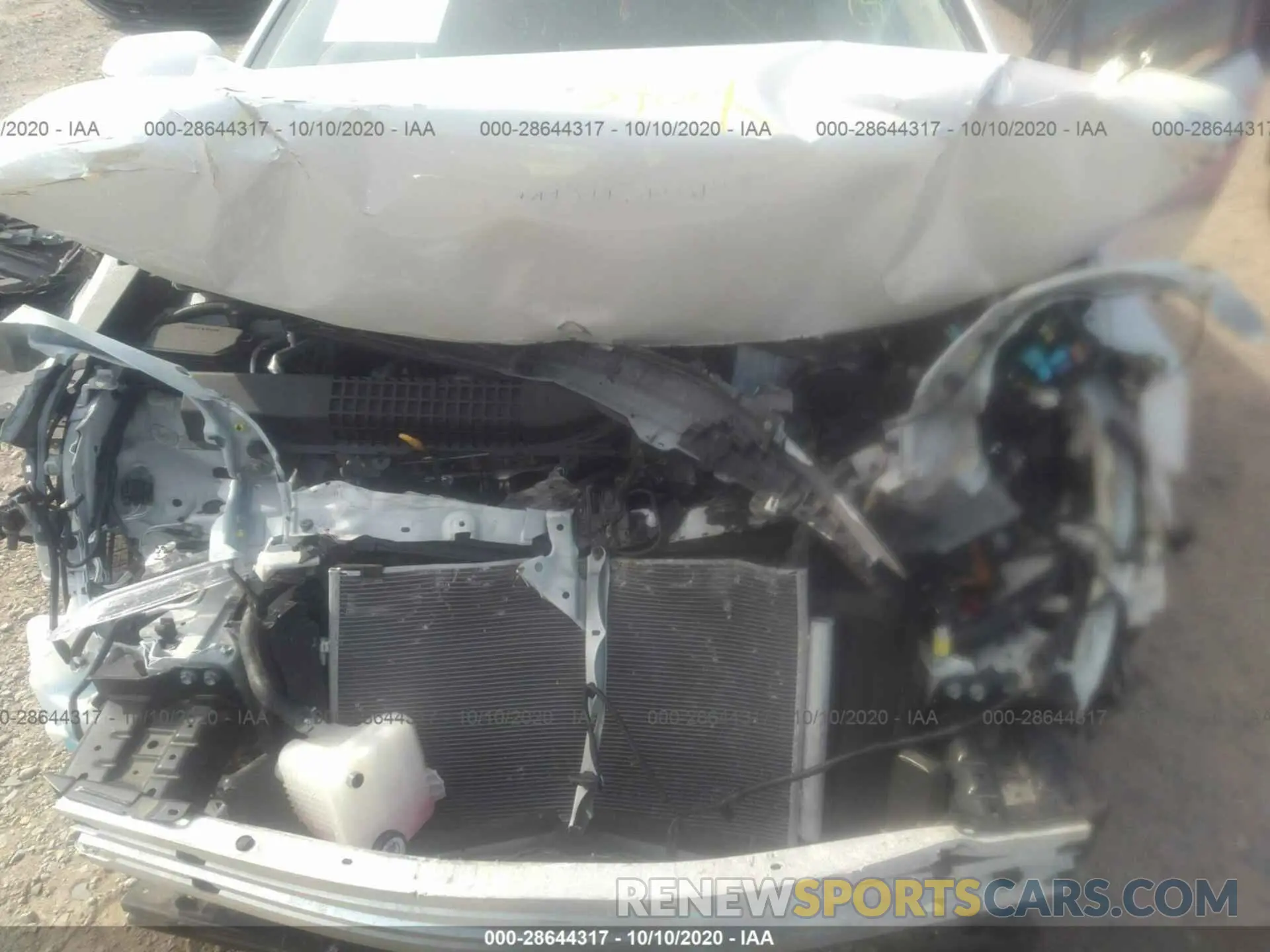 10 Photograph of a damaged car JTDEPRAE6LJ011793 TOYOTA COROLLA 2020
