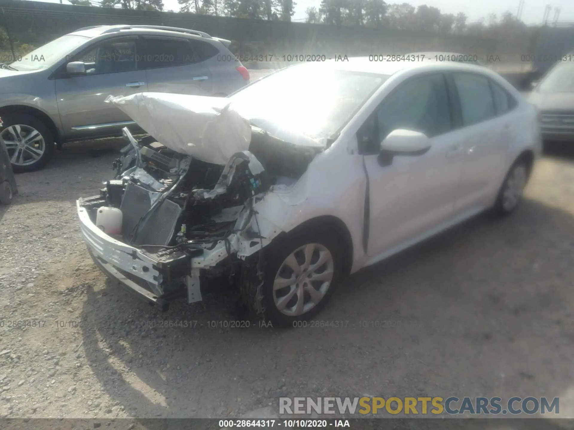2 Photograph of a damaged car JTDEPRAE6LJ011793 TOYOTA COROLLA 2020