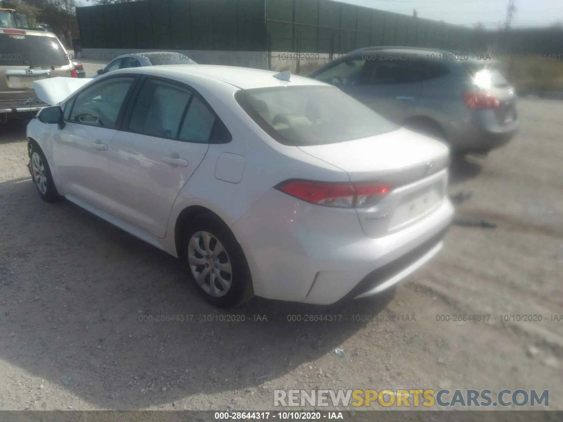 3 Photograph of a damaged car JTDEPRAE6LJ011793 TOYOTA COROLLA 2020