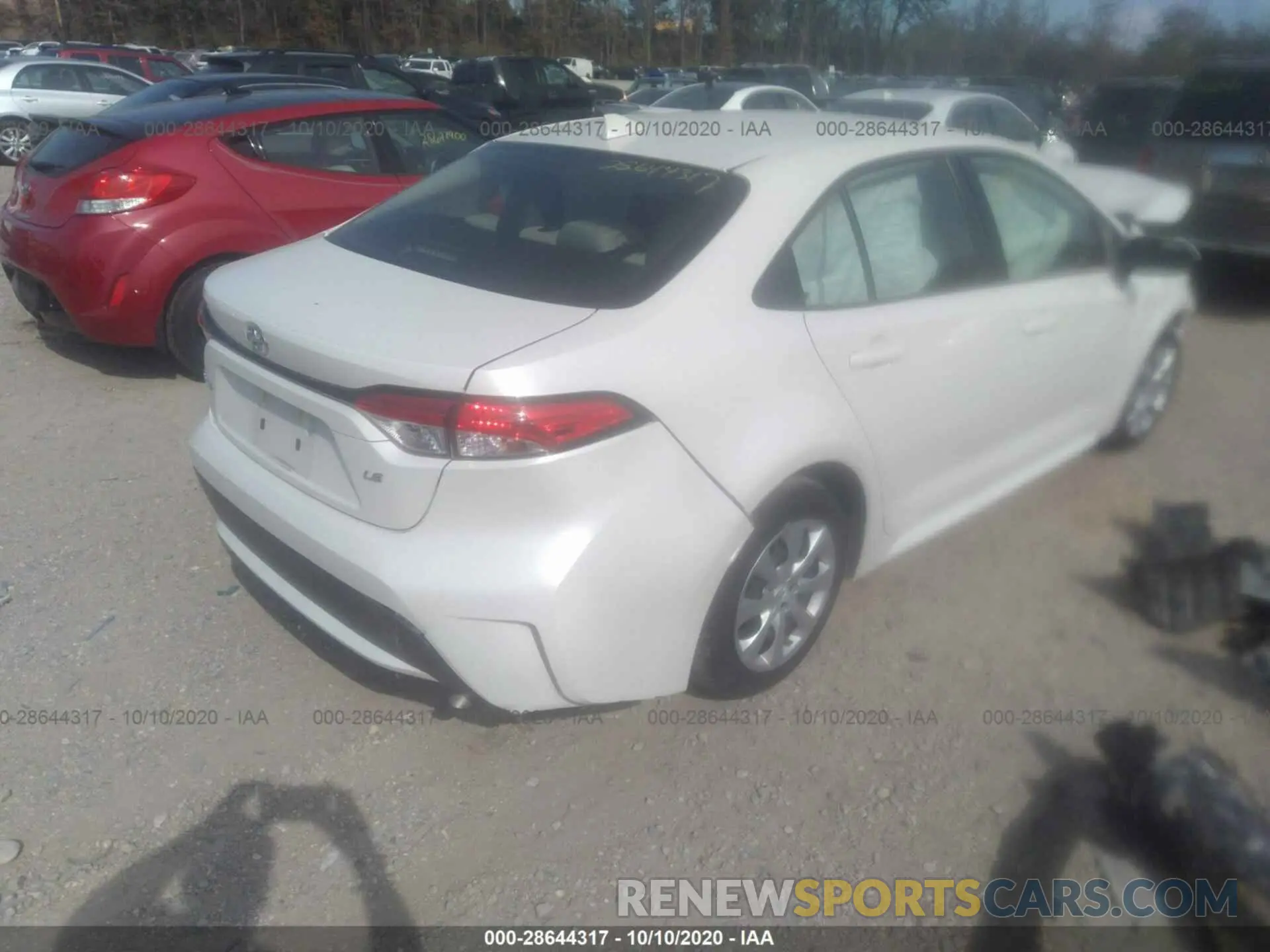 4 Photograph of a damaged car JTDEPRAE6LJ011793 TOYOTA COROLLA 2020