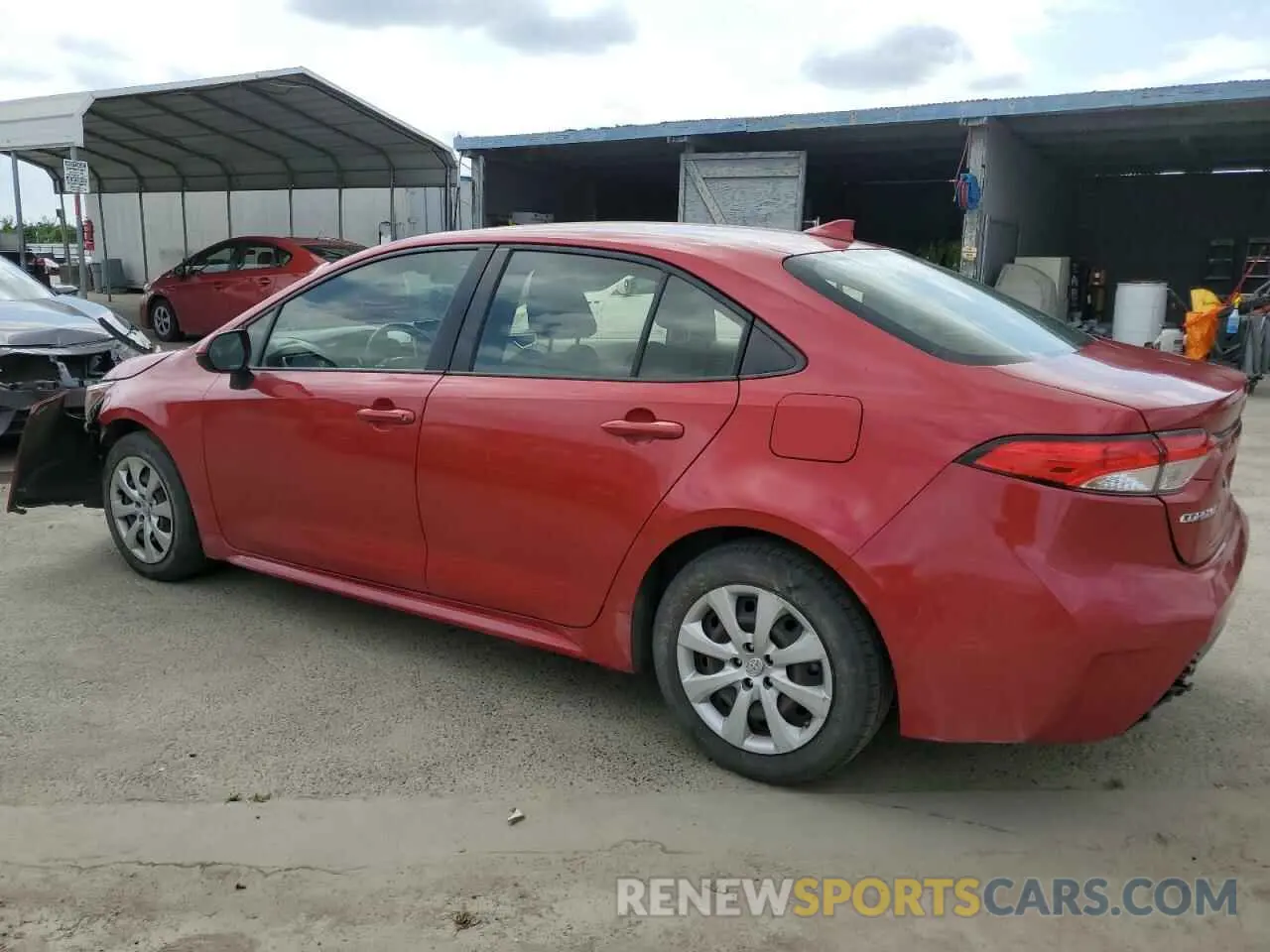 2 Фотография поврежденного автомобиля JTDEPRAE6LJ018047 TOYOTA COROLLA 2020