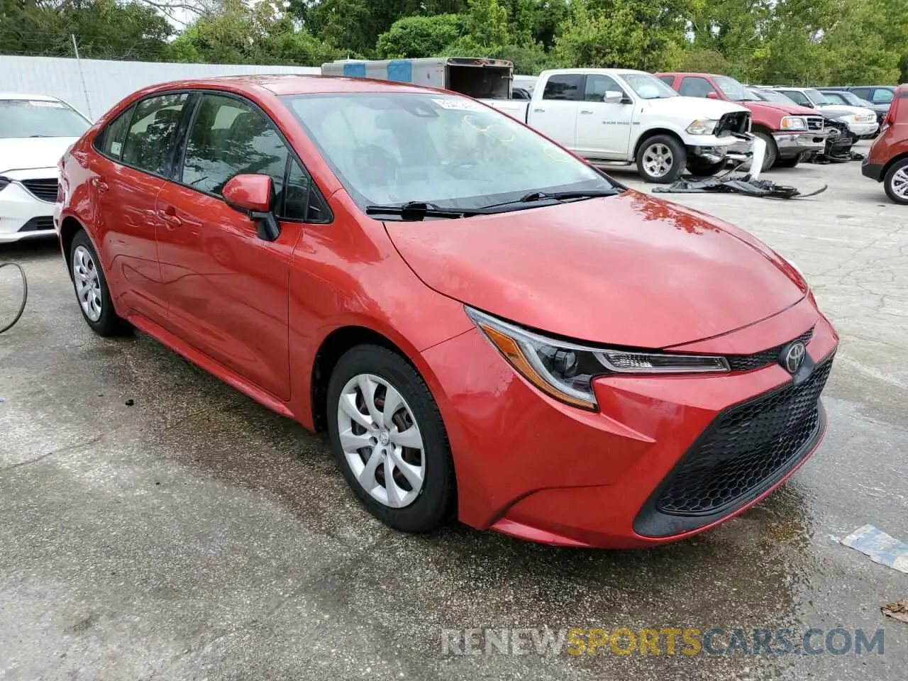 4 Фотография поврежденного автомобиля JTDEPRAE6LJ018419 TOYOTA COROLLA 2020