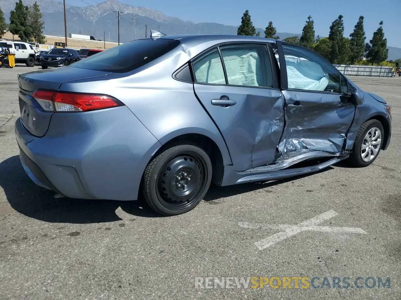 3 Фотография поврежденного автомобиля JTDEPRAE6LJ025578 TOYOTA COROLLA 2020
