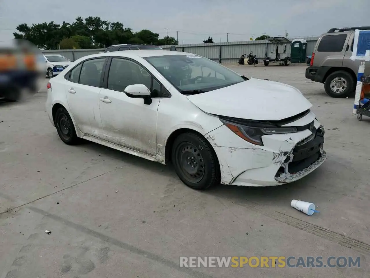 4 Photograph of a damaged car JTDEPRAE6LJ026827 TOYOTA COROLLA 2020