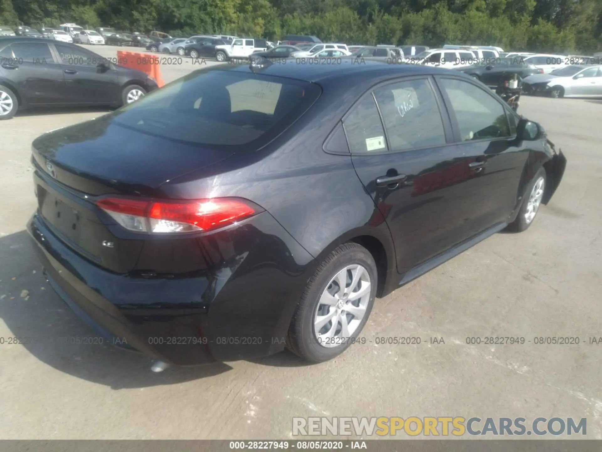 4 Photograph of a damaged car JTDEPRAE6LJ033017 TOYOTA COROLLA 2020