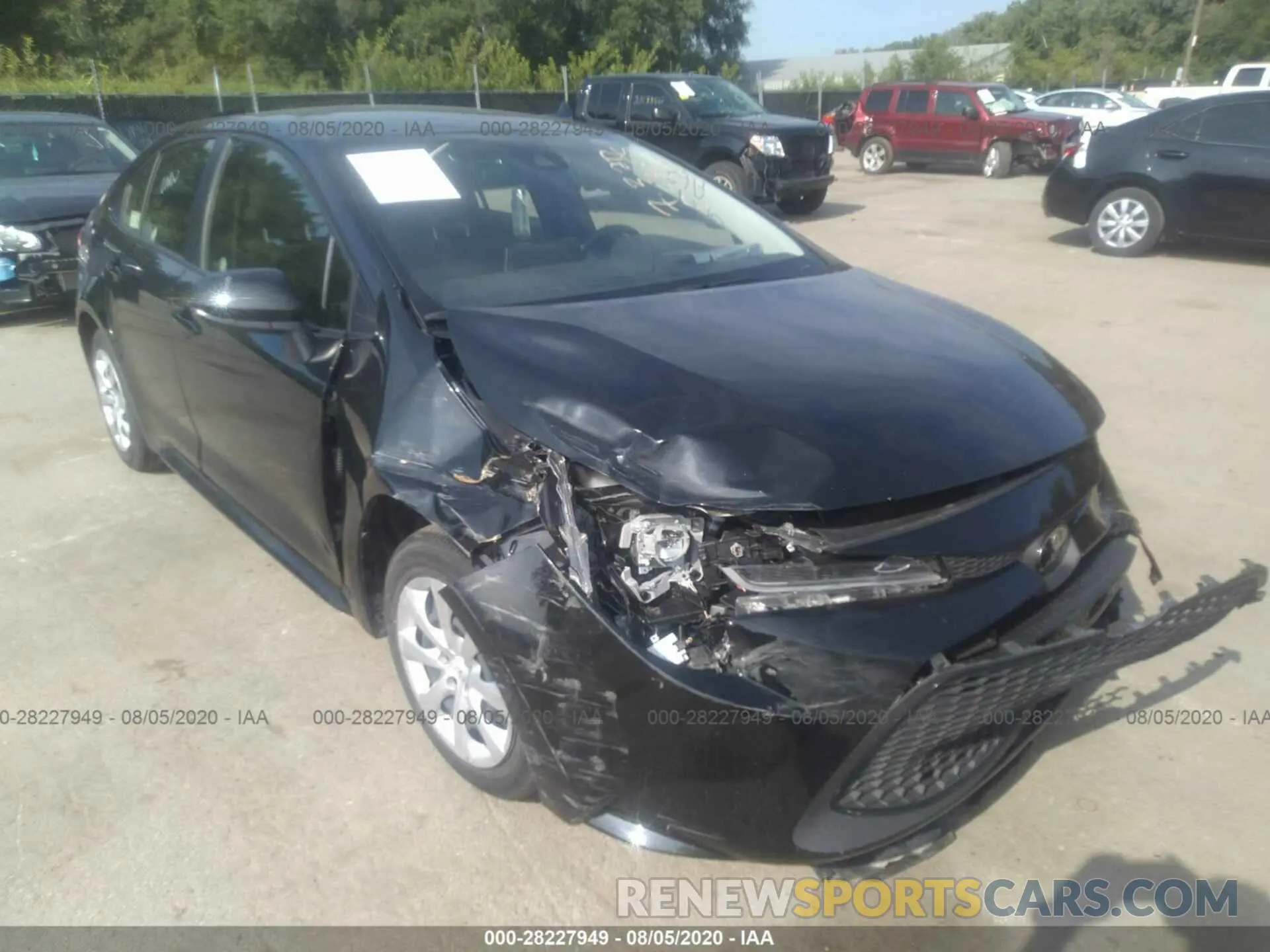 6 Photograph of a damaged car JTDEPRAE6LJ033017 TOYOTA COROLLA 2020