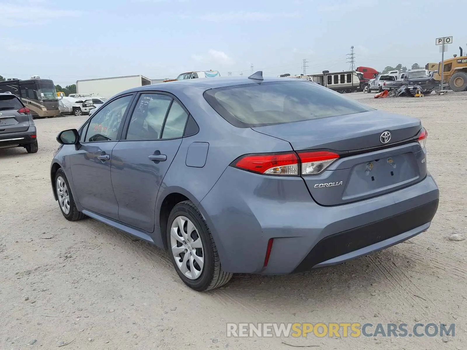 3 Photograph of a damaged car JTDEPRAE6LJ033809 TOYOTA COROLLA 2020