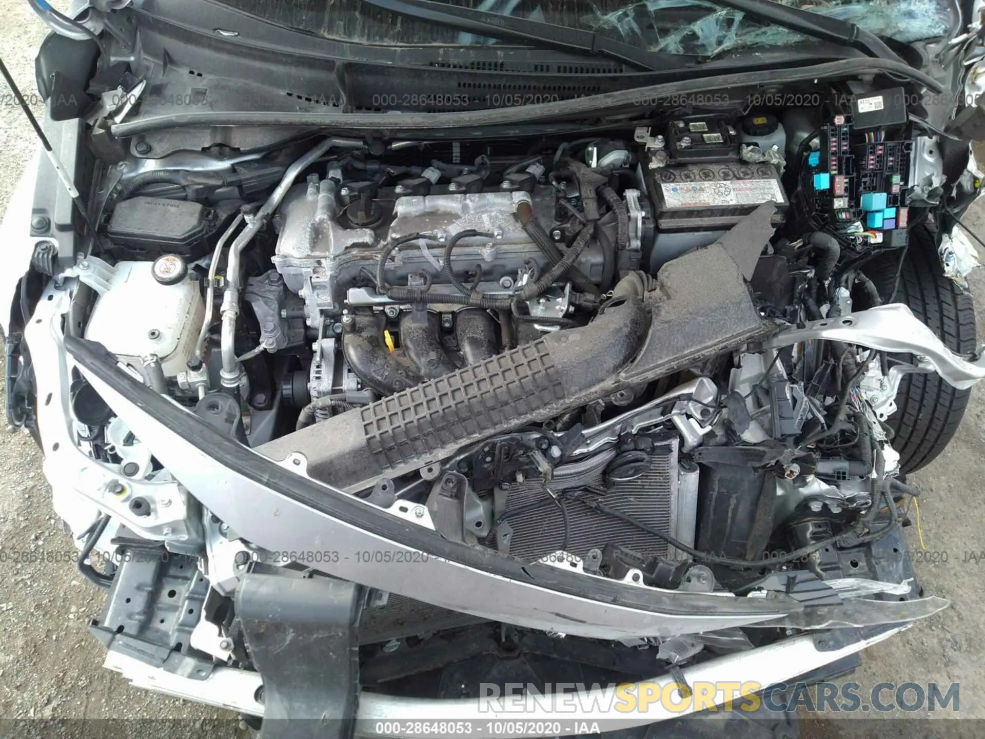 10 Photograph of a damaged car JTDEPRAE6LJ040825 TOYOTA COROLLA 2020