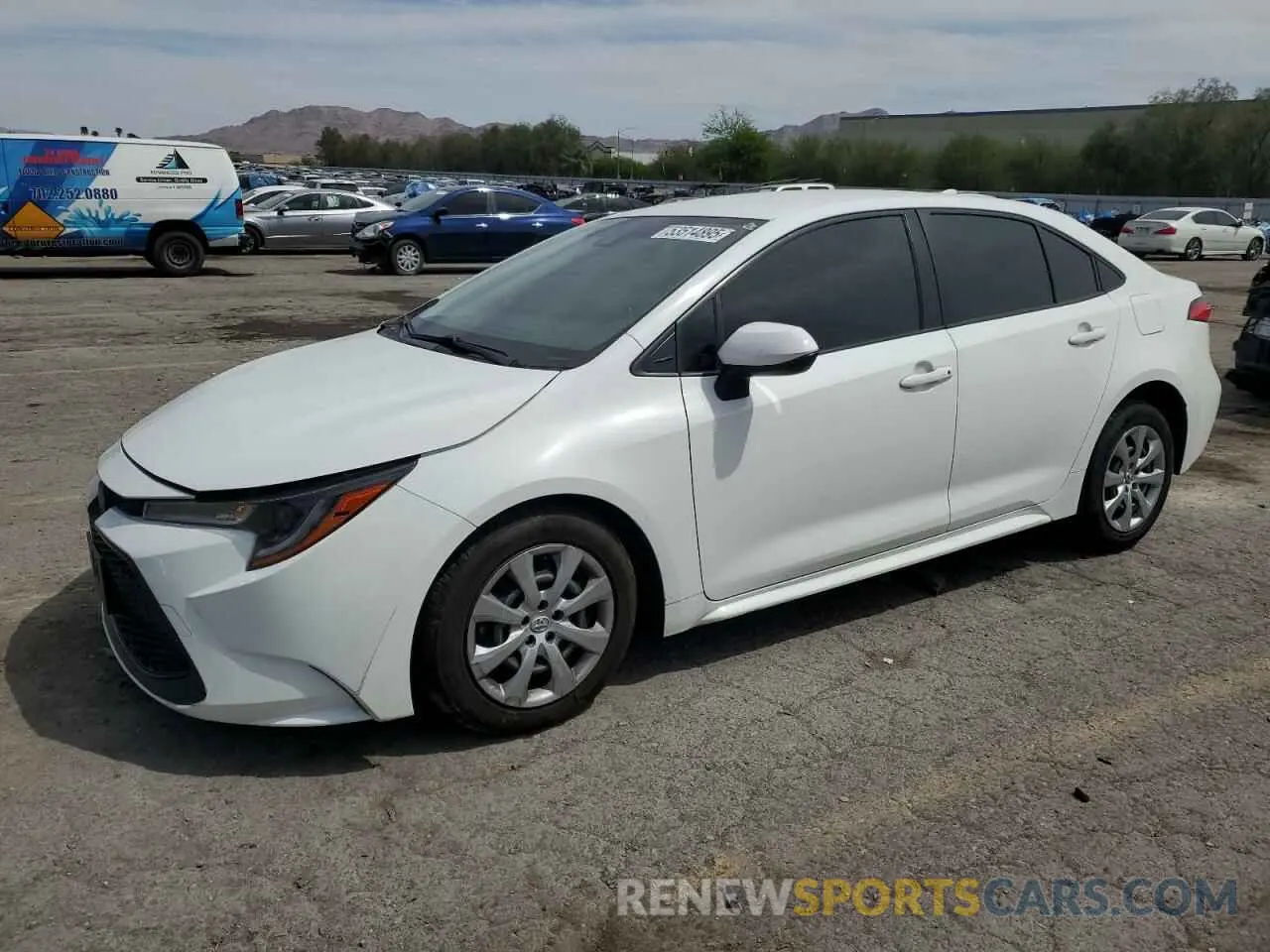 1 Фотография поврежденного автомобиля JTDEPRAE6LJ042770 TOYOTA COROLLA 2020