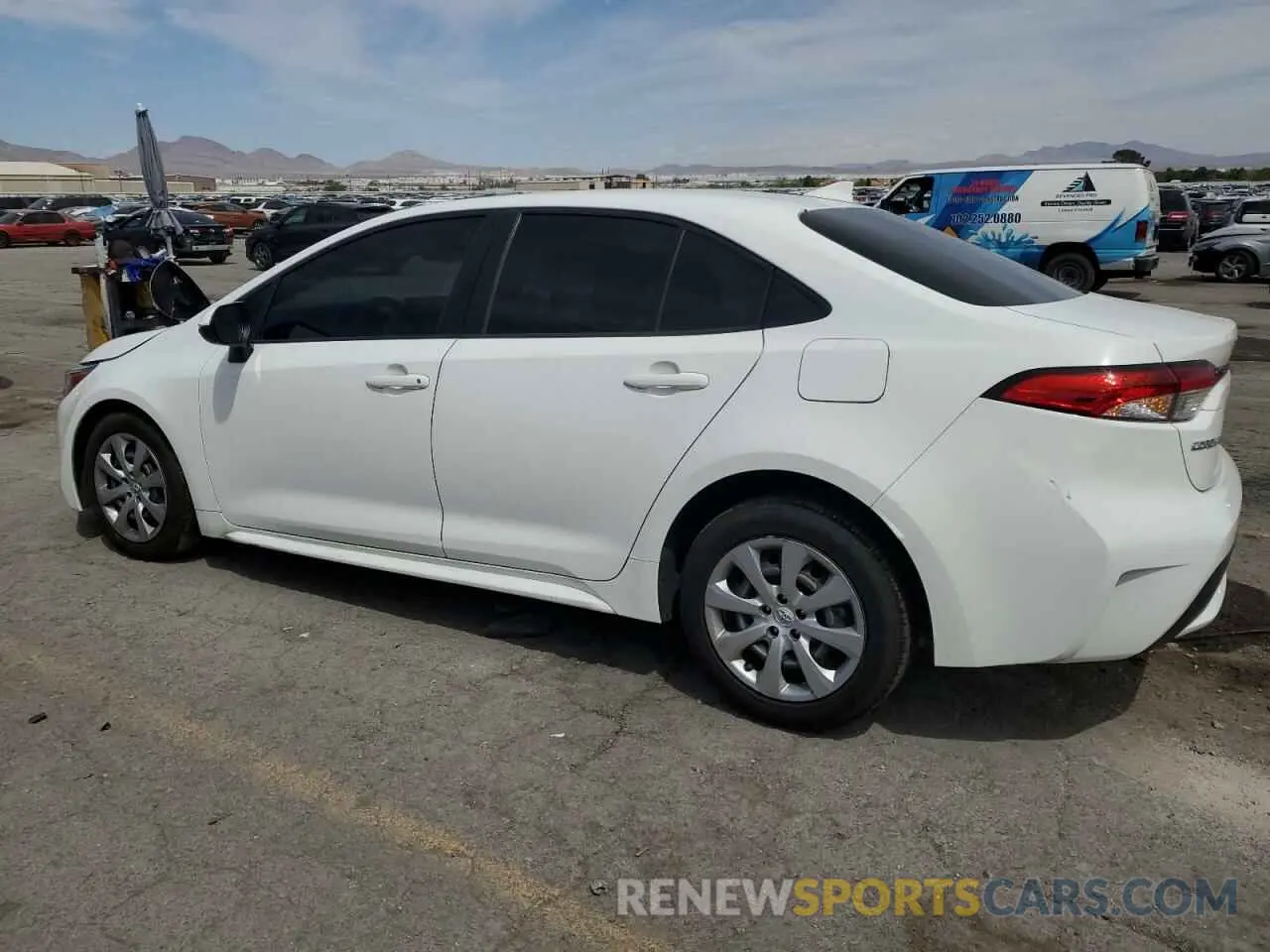 2 Фотография поврежденного автомобиля JTDEPRAE6LJ042770 TOYOTA COROLLA 2020