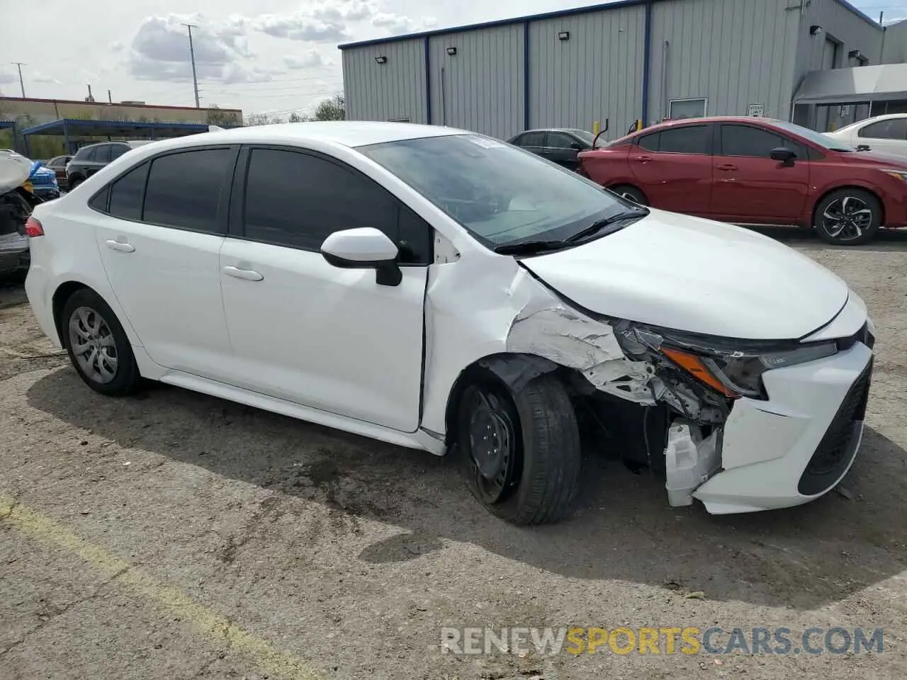4 Фотография поврежденного автомобиля JTDEPRAE6LJ042770 TOYOTA COROLLA 2020