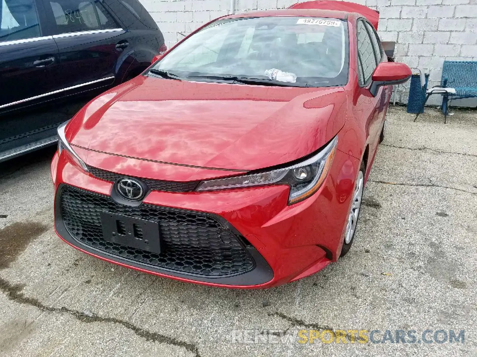2 Фотография поврежденного автомобиля JTDEPRAE6LJ045670 TOYOTA COROLLA 2020