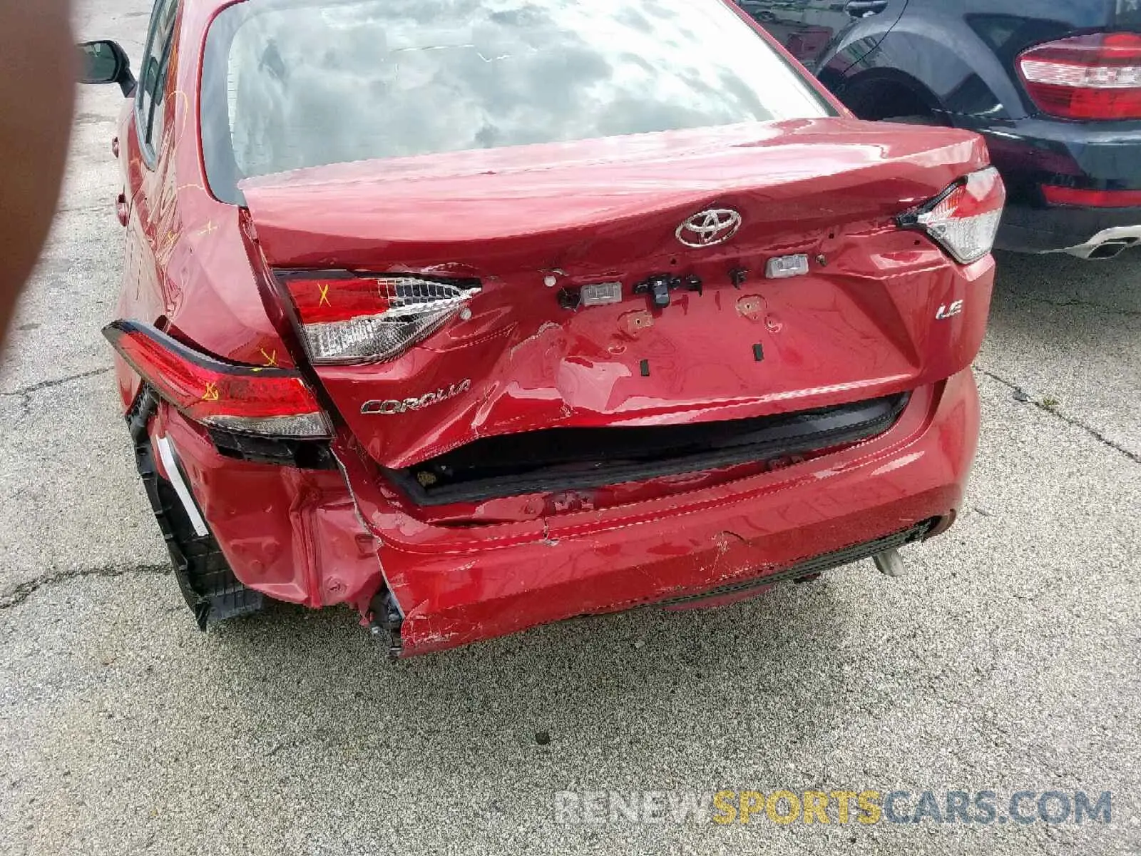 9 Фотография поврежденного автомобиля JTDEPRAE6LJ045670 TOYOTA COROLLA 2020