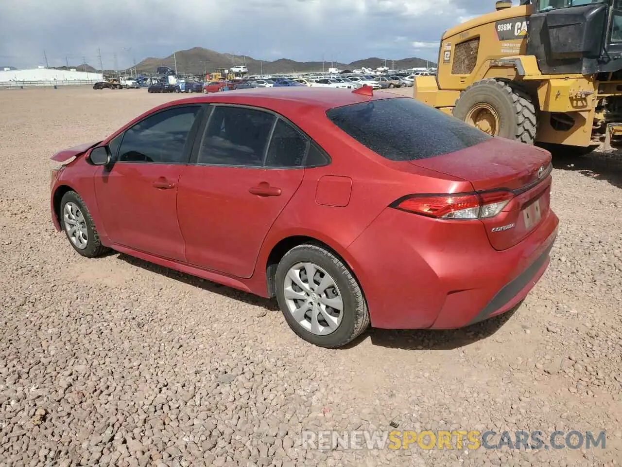 2 Фотография поврежденного автомобиля JTDEPRAE6LJ048603 TOYOTA COROLLA 2020