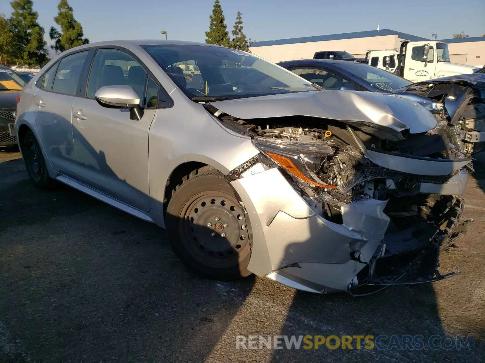 1 Photograph of a damaged car JTDEPRAE6LJ051470 TOYOTA COROLLA 2020