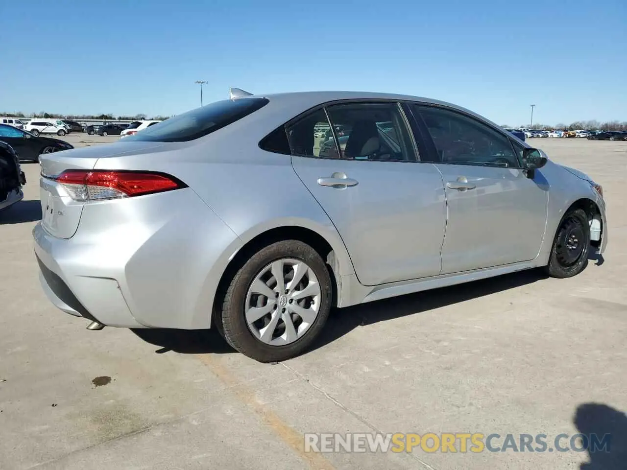 3 Фотография поврежденного автомобиля JTDEPRAE6LJ051629 TOYOTA COROLLA 2020