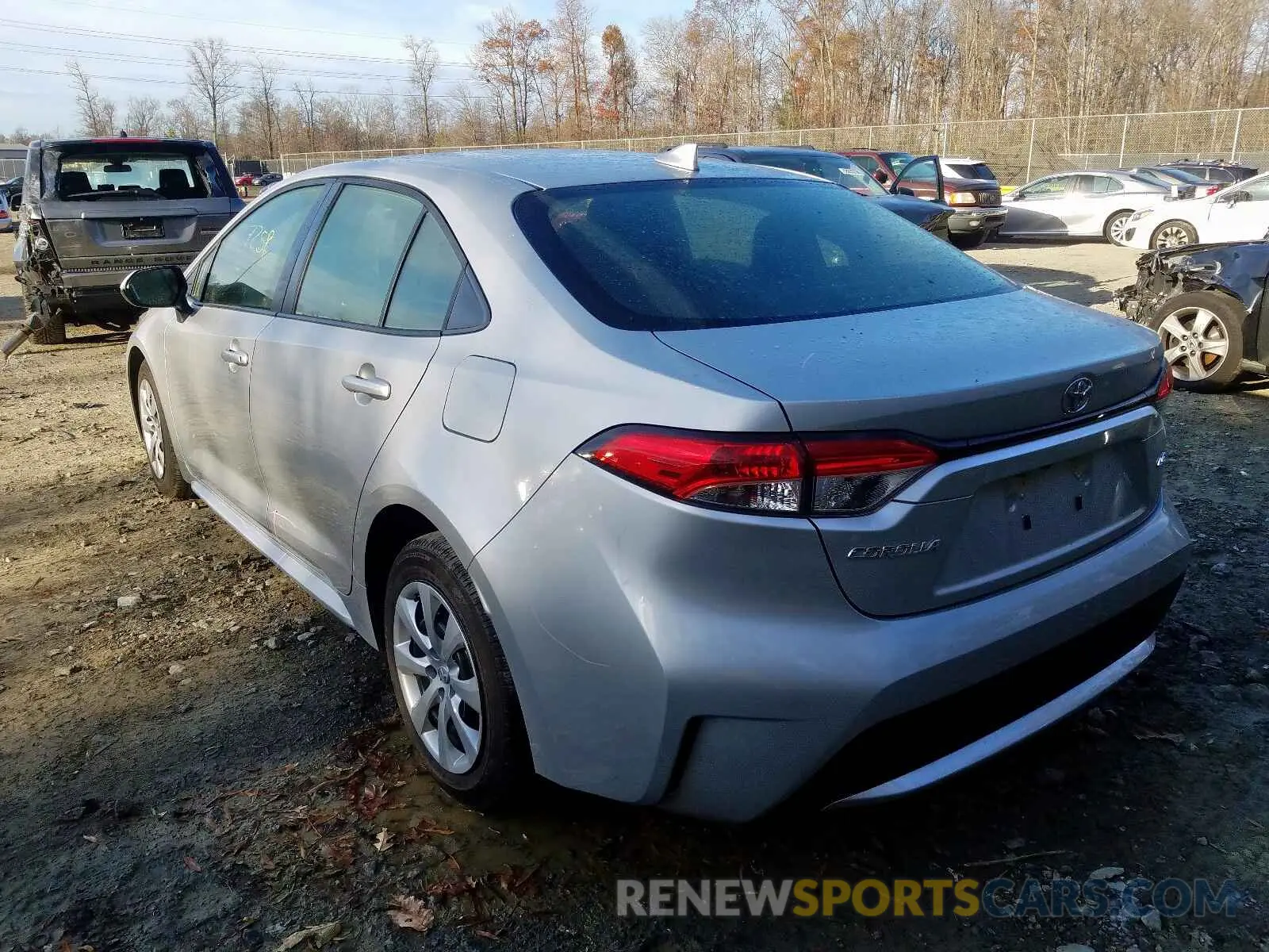 3 Photograph of a damaged car JTDEPRAE6LJ052988 TOYOTA COROLLA 2020