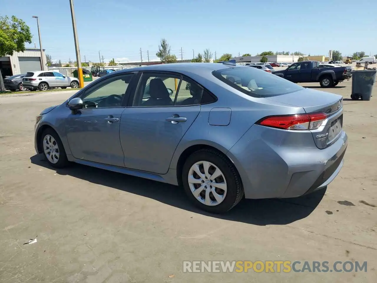 2 Photograph of a damaged car JTDEPRAE6LJ054904 TOYOTA COROLLA 2020