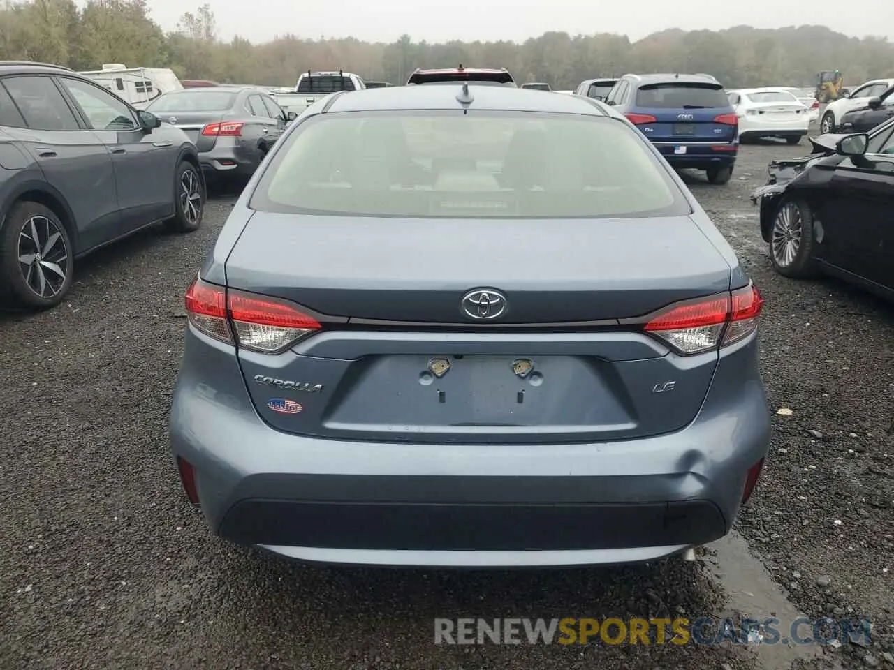 6 Photograph of a damaged car JTDEPRAE6LJ057608 TOYOTA COROLLA 2020