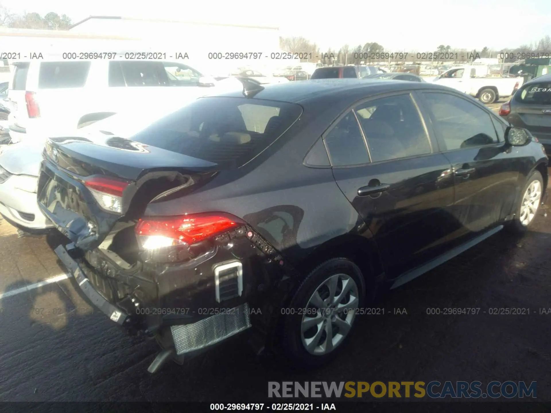 4 Photograph of a damaged car JTDEPRAE6LJ065000 TOYOTA COROLLA 2020