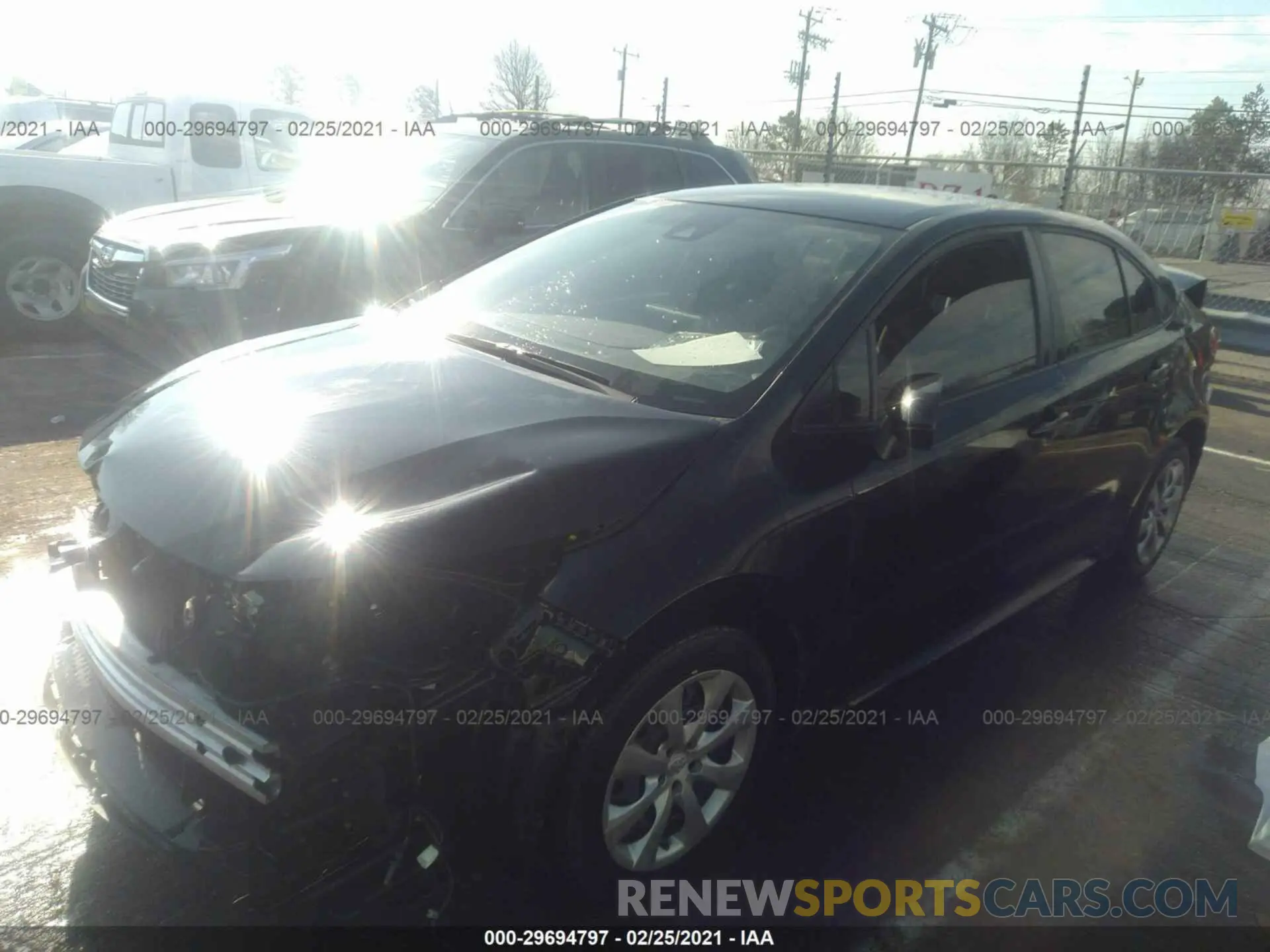 6 Photograph of a damaged car JTDEPRAE6LJ065000 TOYOTA COROLLA 2020