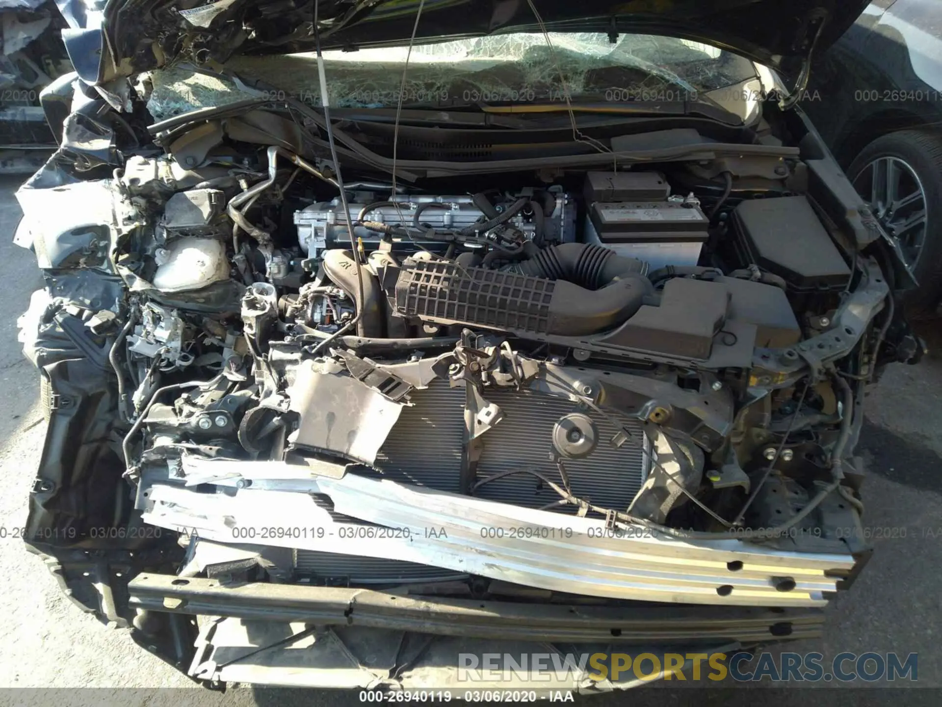 10 Photograph of a damaged car JTDEPRAE6LJ065319 TOYOTA COROLLA 2020
