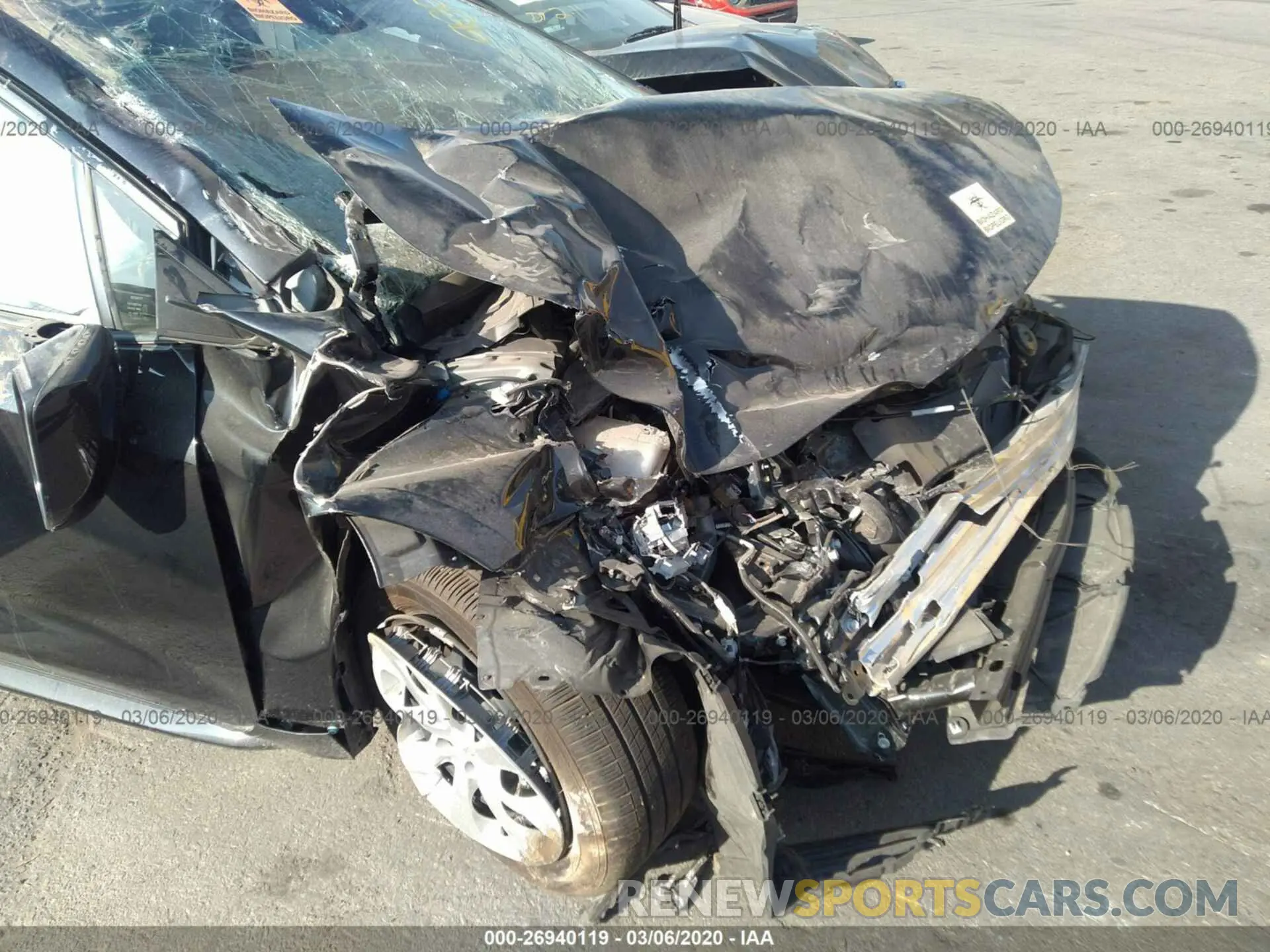 6 Photograph of a damaged car JTDEPRAE6LJ065319 TOYOTA COROLLA 2020