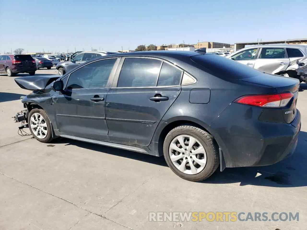 2 Photograph of a damaged car JTDEPRAE6LJ066857 TOYOTA COROLLA 2020