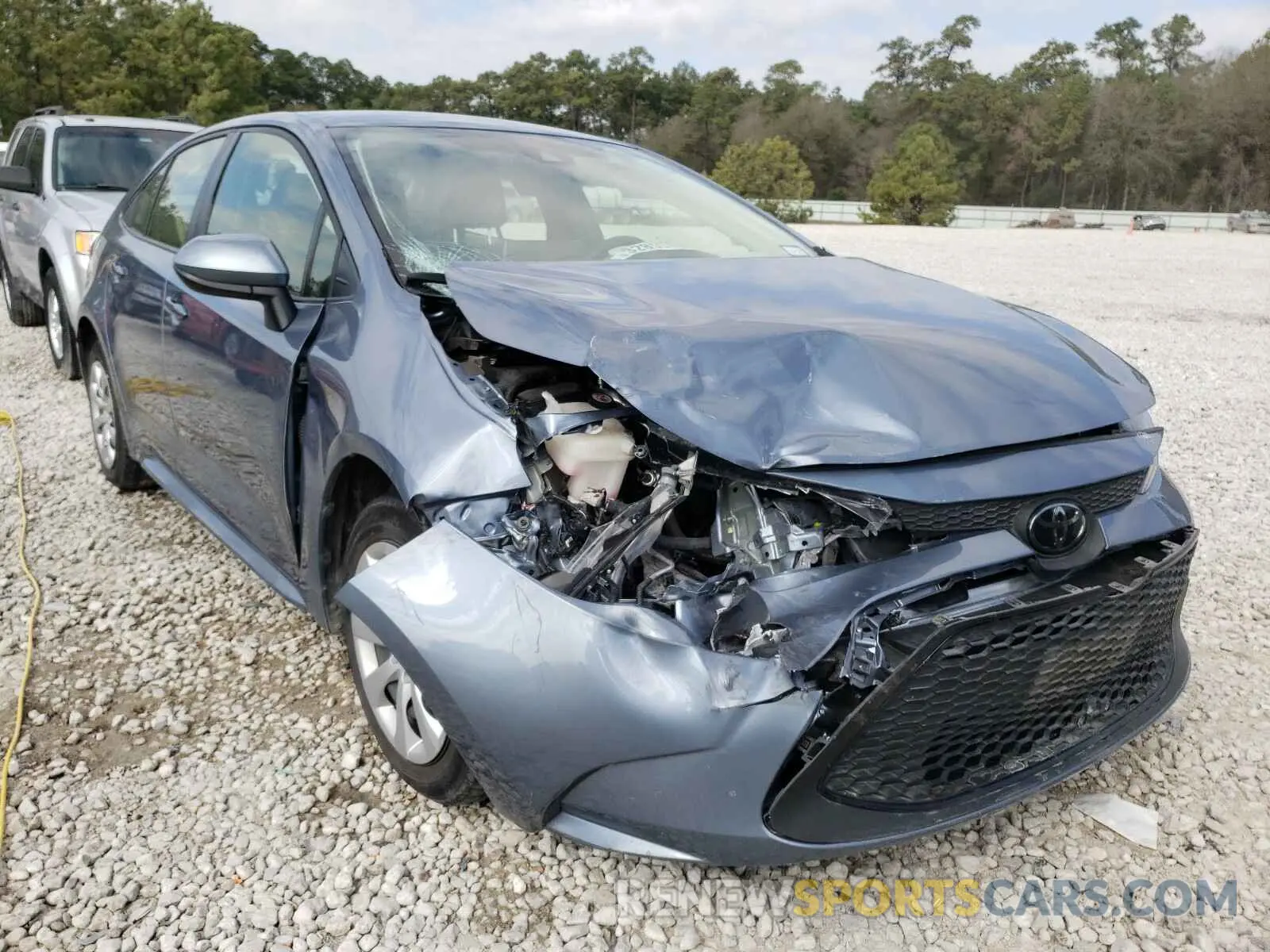 1 Photograph of a damaged car JTDEPRAE6LJ072173 TOYOTA COROLLA 2020
