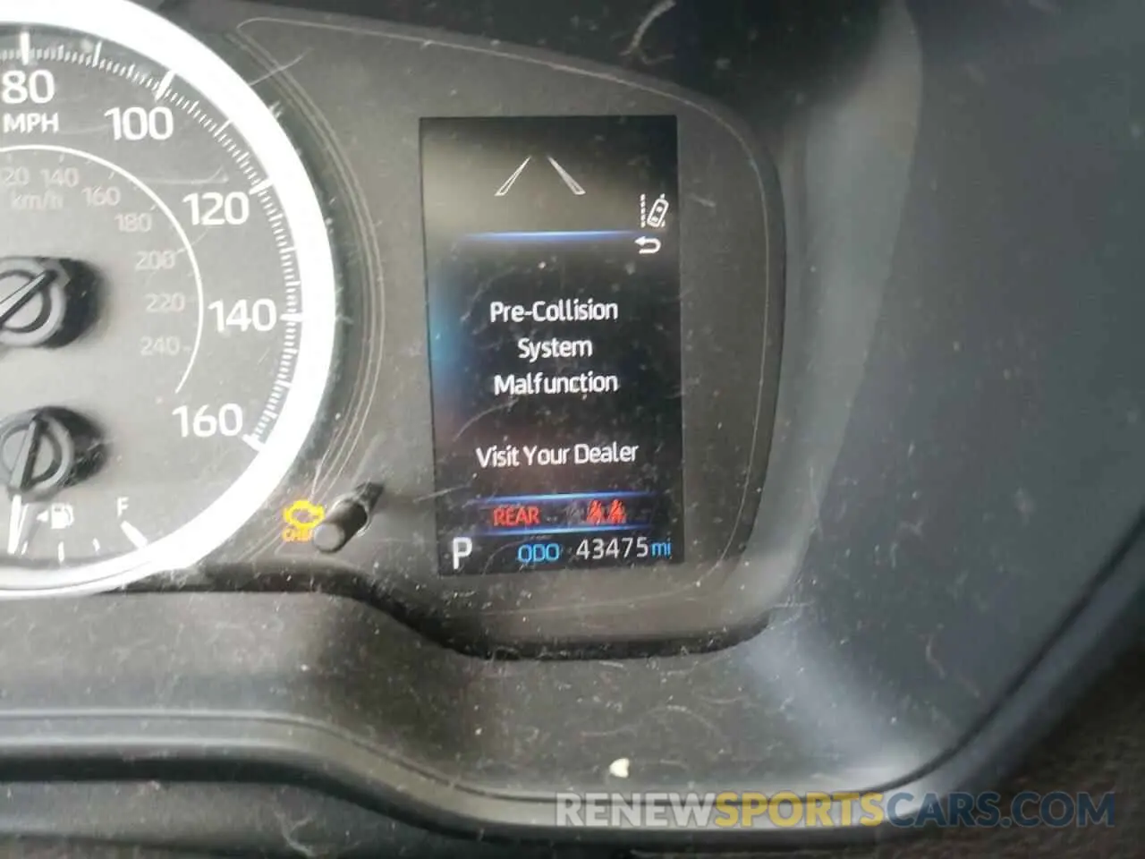 8 Фотография поврежденного автомобиля JTDEPRAE6LJ076563 TOYOTA COROLLA 2020