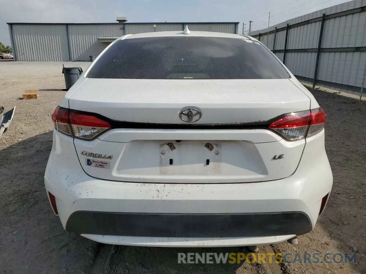 6 Photograph of a damaged car JTDEPRAE6LJ078720 TOYOTA COROLLA 2020