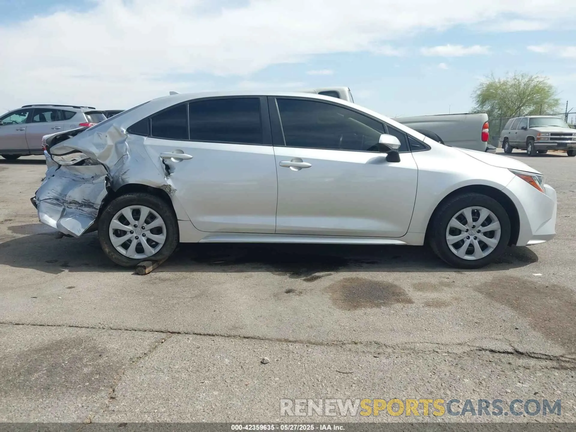 13 Фотография поврежденного автомобиля JTDEPRAE6LJ079009 TOYOTA COROLLA 2020