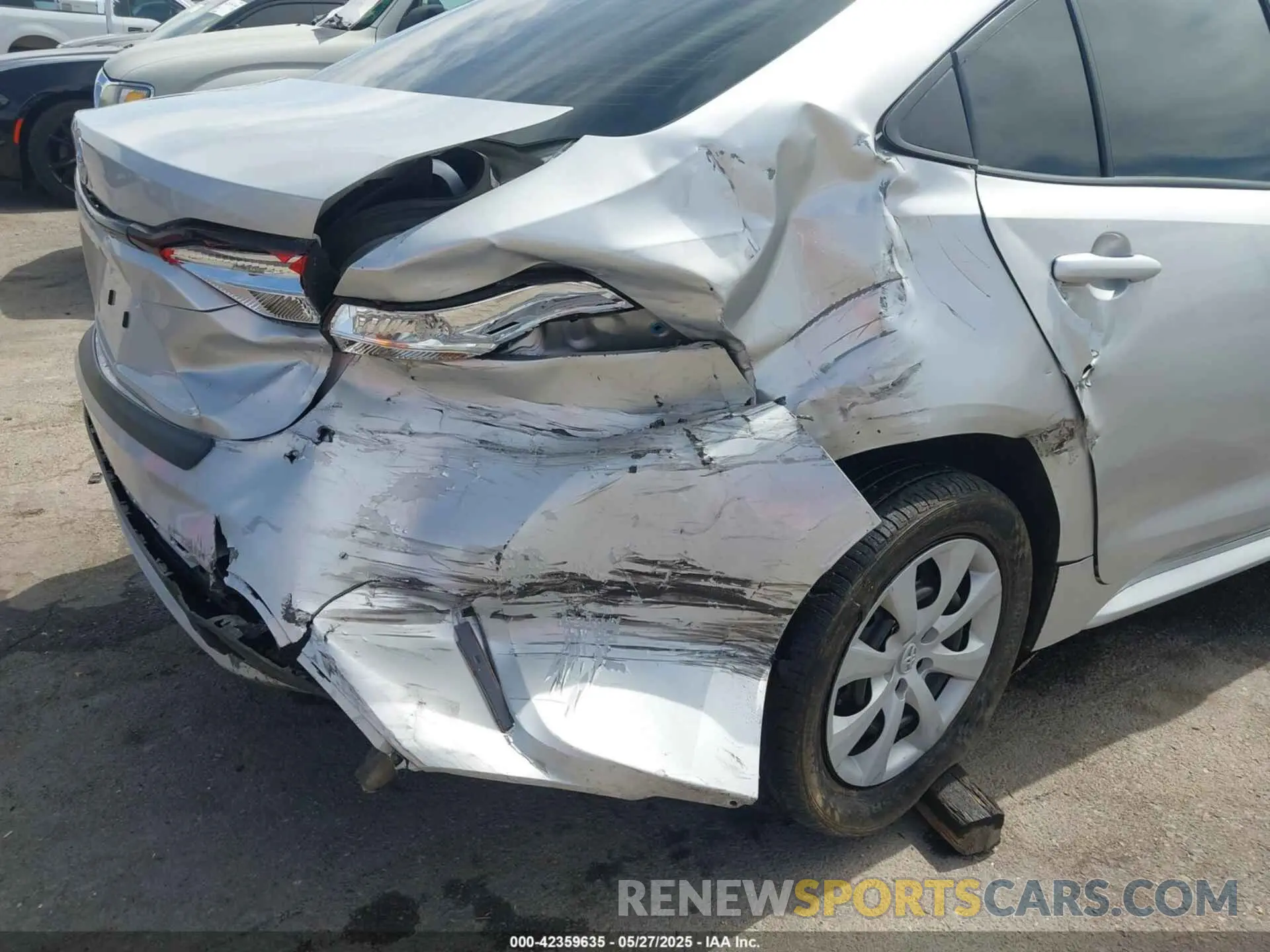 6 Фотография поврежденного автомобиля JTDEPRAE6LJ079009 TOYOTA COROLLA 2020