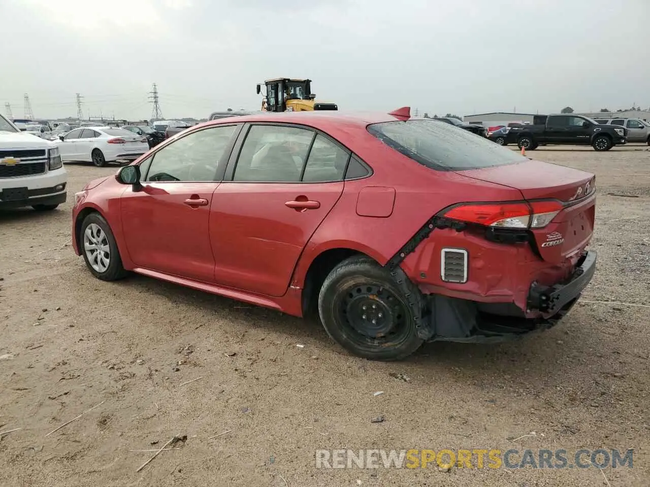 2 Фотография поврежденного автомобиля JTDEPRAE6LJ079205 TOYOTA COROLLA 2020