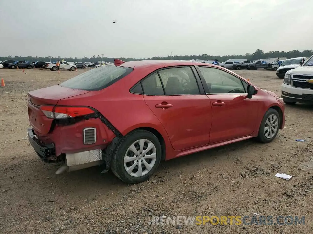 3 Фотография поврежденного автомобиля JTDEPRAE6LJ079205 TOYOTA COROLLA 2020