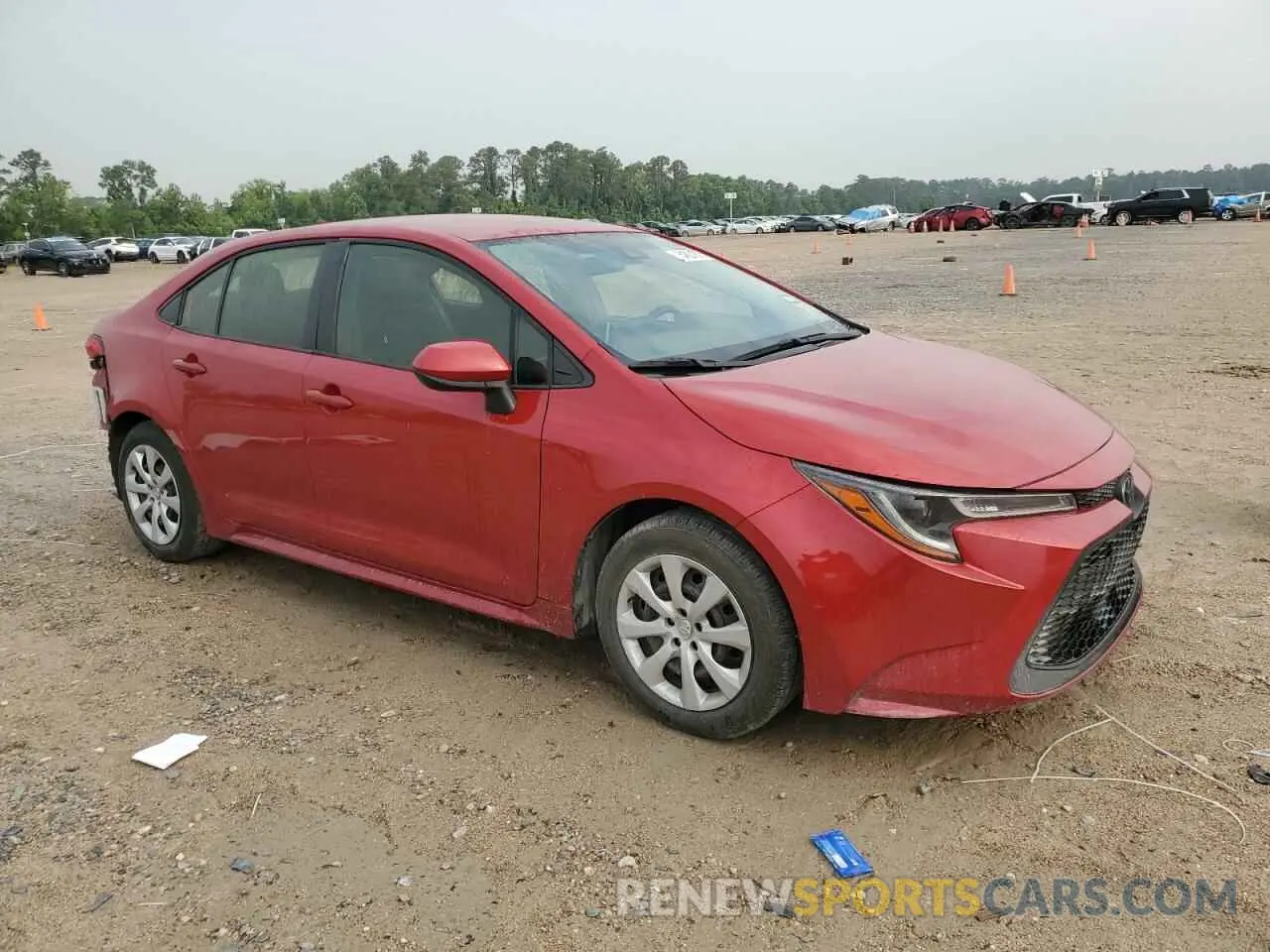 4 Фотография поврежденного автомобиля JTDEPRAE6LJ079205 TOYOTA COROLLA 2020
