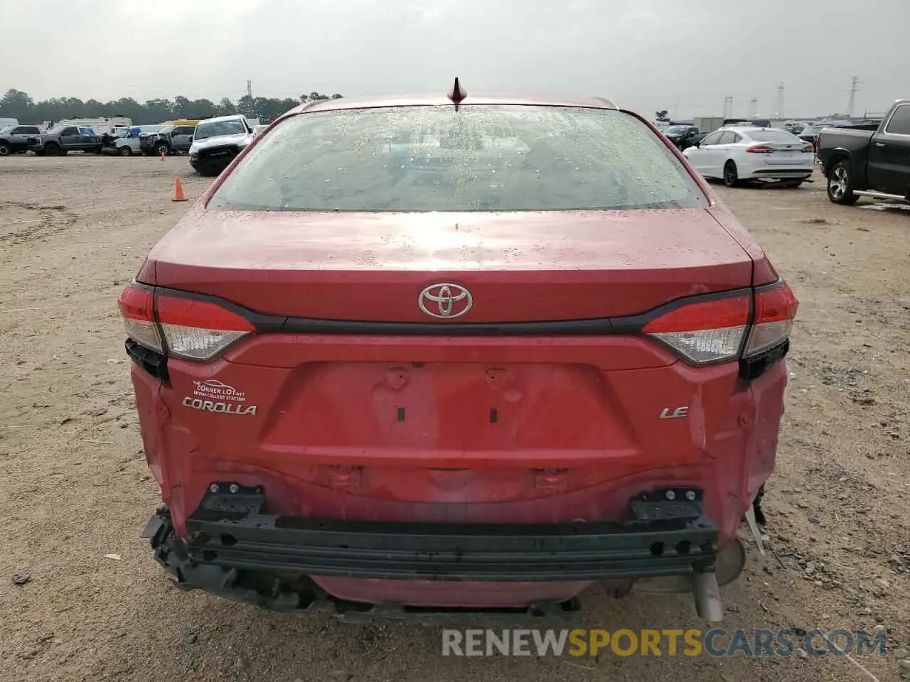 6 Фотография поврежденного автомобиля JTDEPRAE6LJ079205 TOYOTA COROLLA 2020