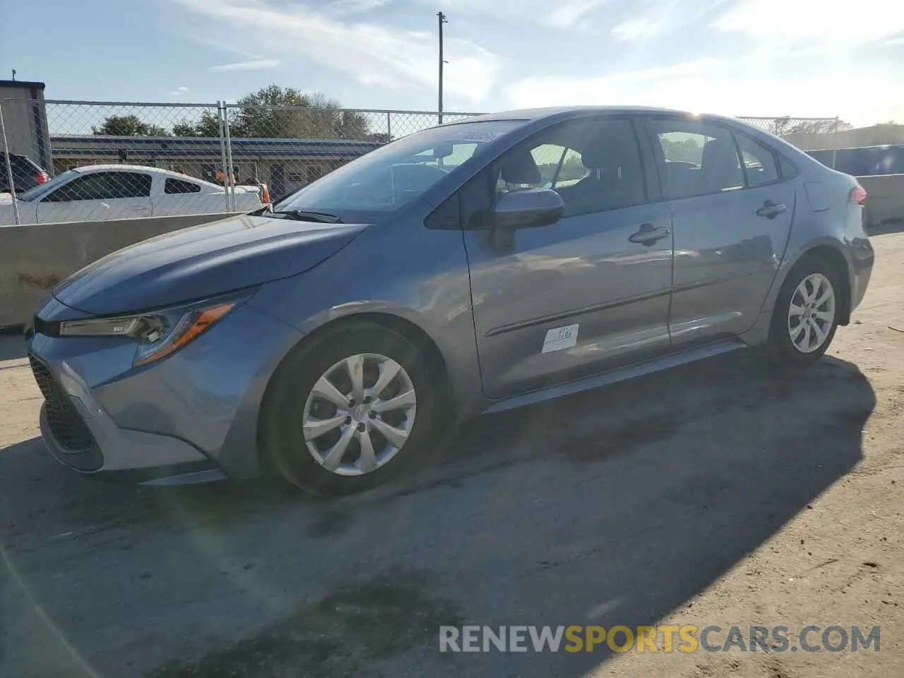 1 Photograph of a damaged car JTDEPRAE6LJ083707 TOYOTA COROLLA 2020