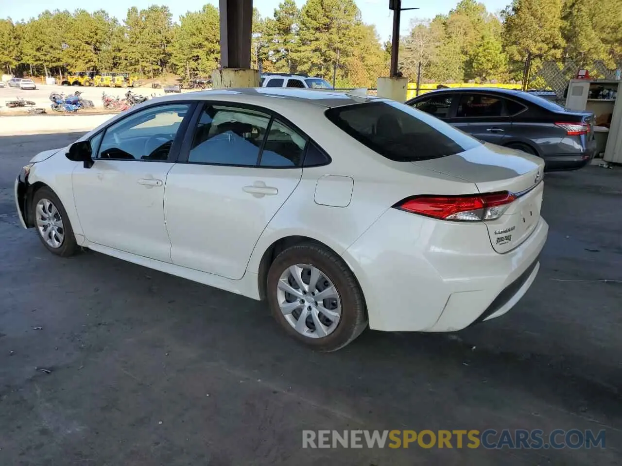 2 Photograph of a damaged car JTDEPRAE6LJ084193 TOYOTA COROLLA 2020