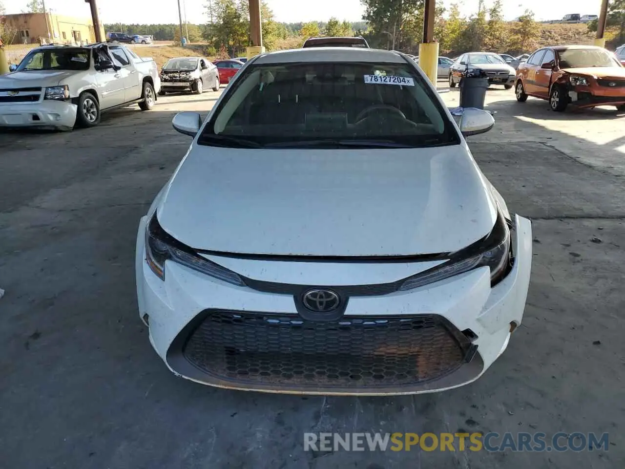 5 Photograph of a damaged car JTDEPRAE6LJ084193 TOYOTA COROLLA 2020