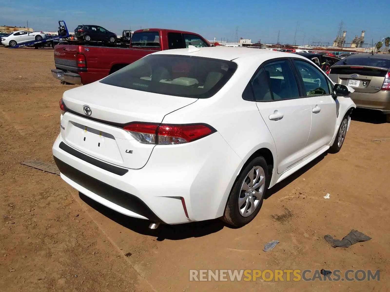 4 Photograph of a damaged car JTDEPRAE6LJ089443 TOYOTA COROLLA 2020