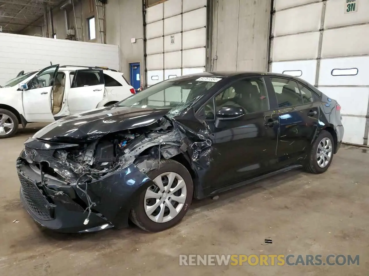 1 Photograph of a damaged car JTDEPRAE6LJ090690 TOYOTA COROLLA 2020