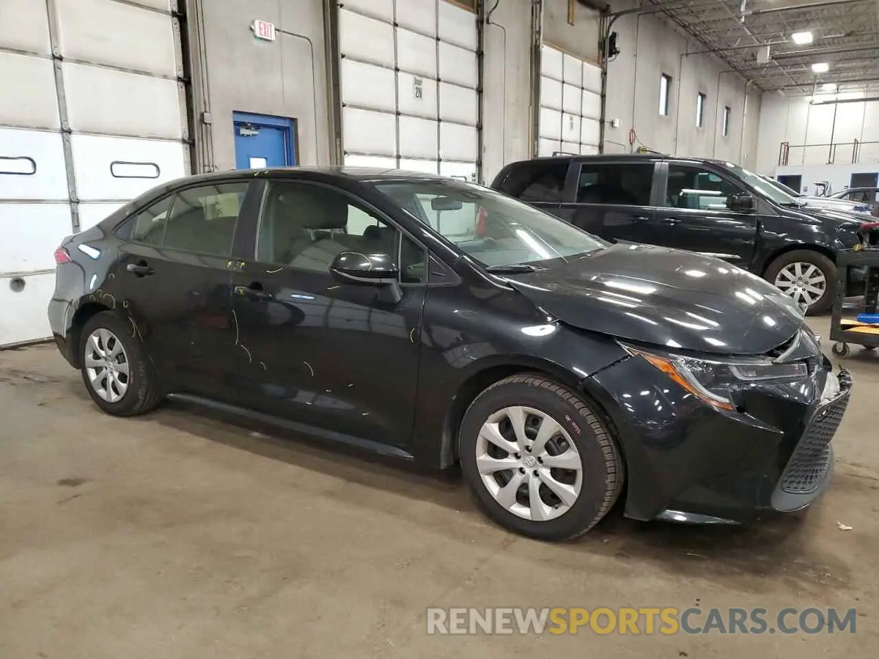 4 Photograph of a damaged car JTDEPRAE6LJ090690 TOYOTA COROLLA 2020