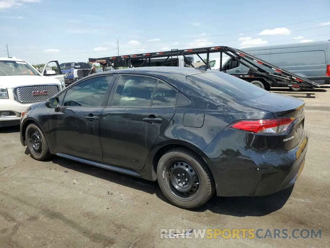 2 Фотография поврежденного автомобиля JTDEPRAE6LJ092150 TOYOTA COROLLA 2020