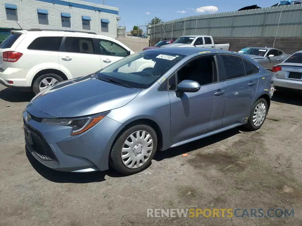 1 Photograph of a damaged car JTDEPRAE6LJ096165 TOYOTA COROLLA 2020