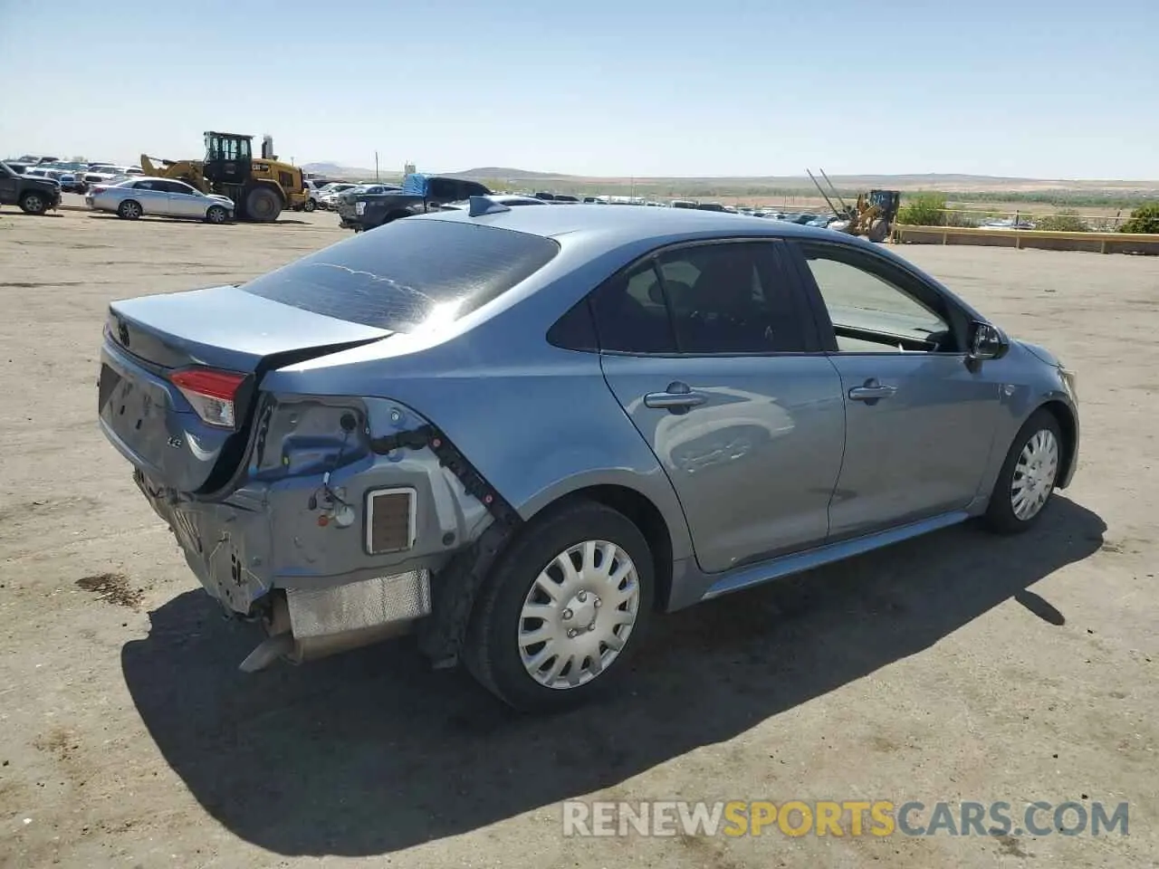 3 Photograph of a damaged car JTDEPRAE6LJ096165 TOYOTA COROLLA 2020