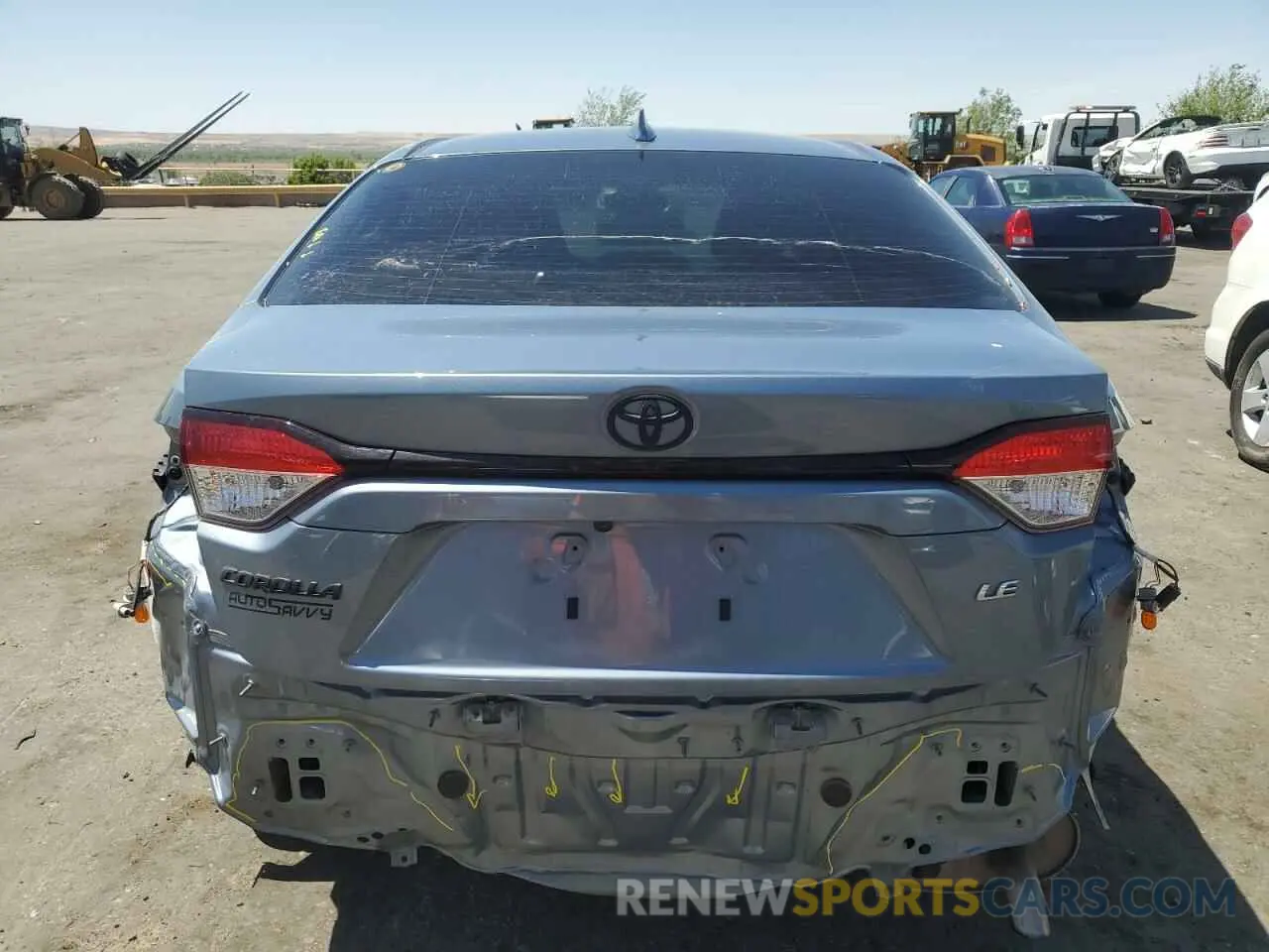 6 Photograph of a damaged car JTDEPRAE6LJ096165 TOYOTA COROLLA 2020