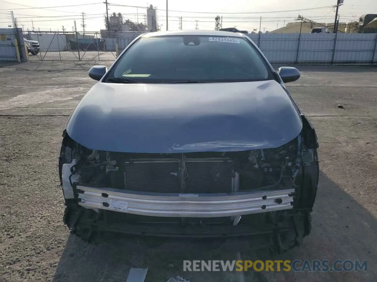 5 Photograph of a damaged car JTDEPRAE6LJ100179 TOYOTA COROLLA 2020