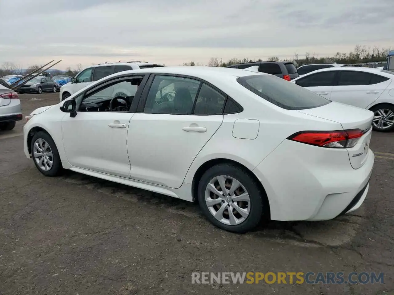 2 Photograph of a damaged car JTDEPRAE6LJ102773 TOYOTA COROLLA 2020